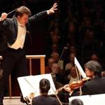 Guest conductor Jakub Hru?a leading the Boston Symphony Orchestra on Thursday night.